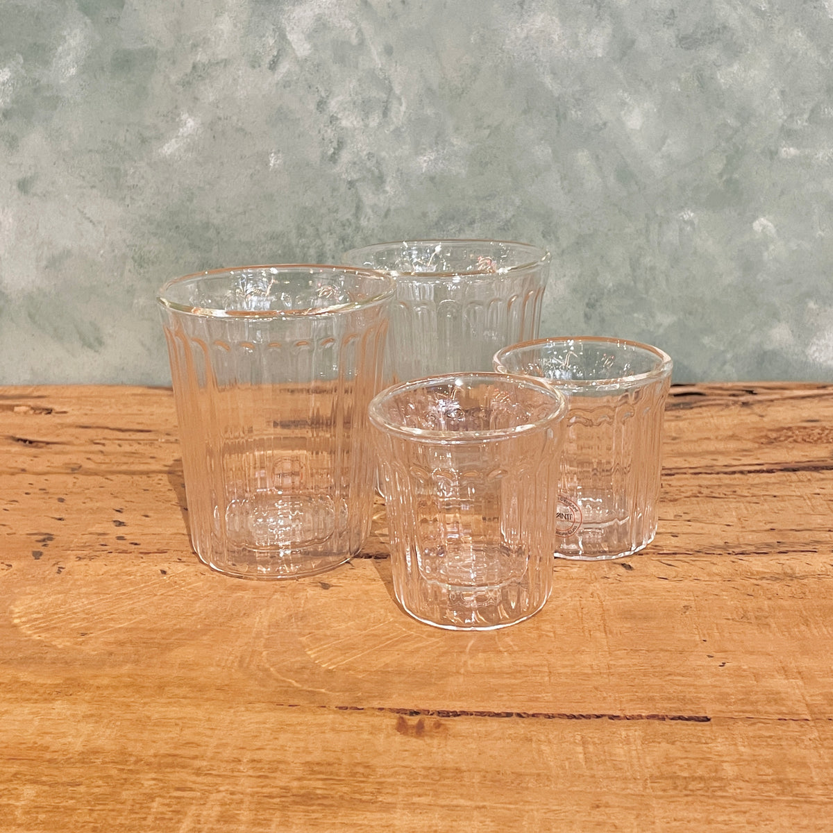 Avanti Rigato Double Wall Glasses Coffea Coffee