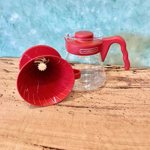 Load image into Gallery viewer, Hario V60 Red Pour Over Kit - Coffea Coffee