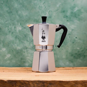 BIALETTI moka express, Italian stove top coffee maker. 9-cup