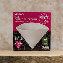 Load image into Gallery viewer, Hario V60 Filter Papers - Coffea Coffee

