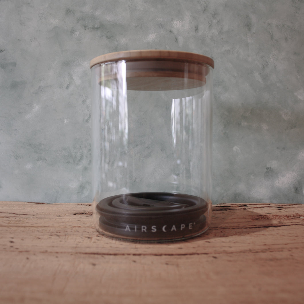 Airscape Glass Coffee Canister - Coffea Coffee